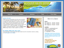 Tablet Screenshot of ftlauderdalegiftshow.com
